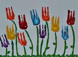 tulipanes con tenedores